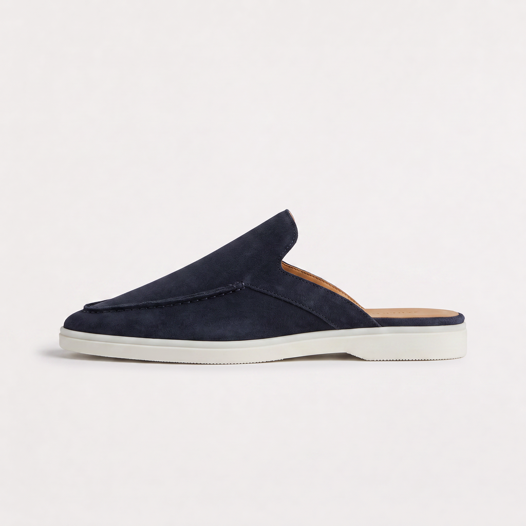 Women's Backless Suede Slip-On Loafers