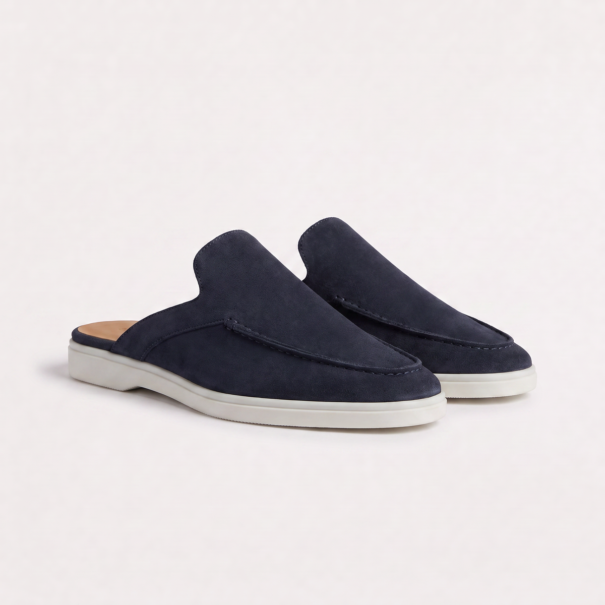 Women's Backless Suede Slip-On Loafers