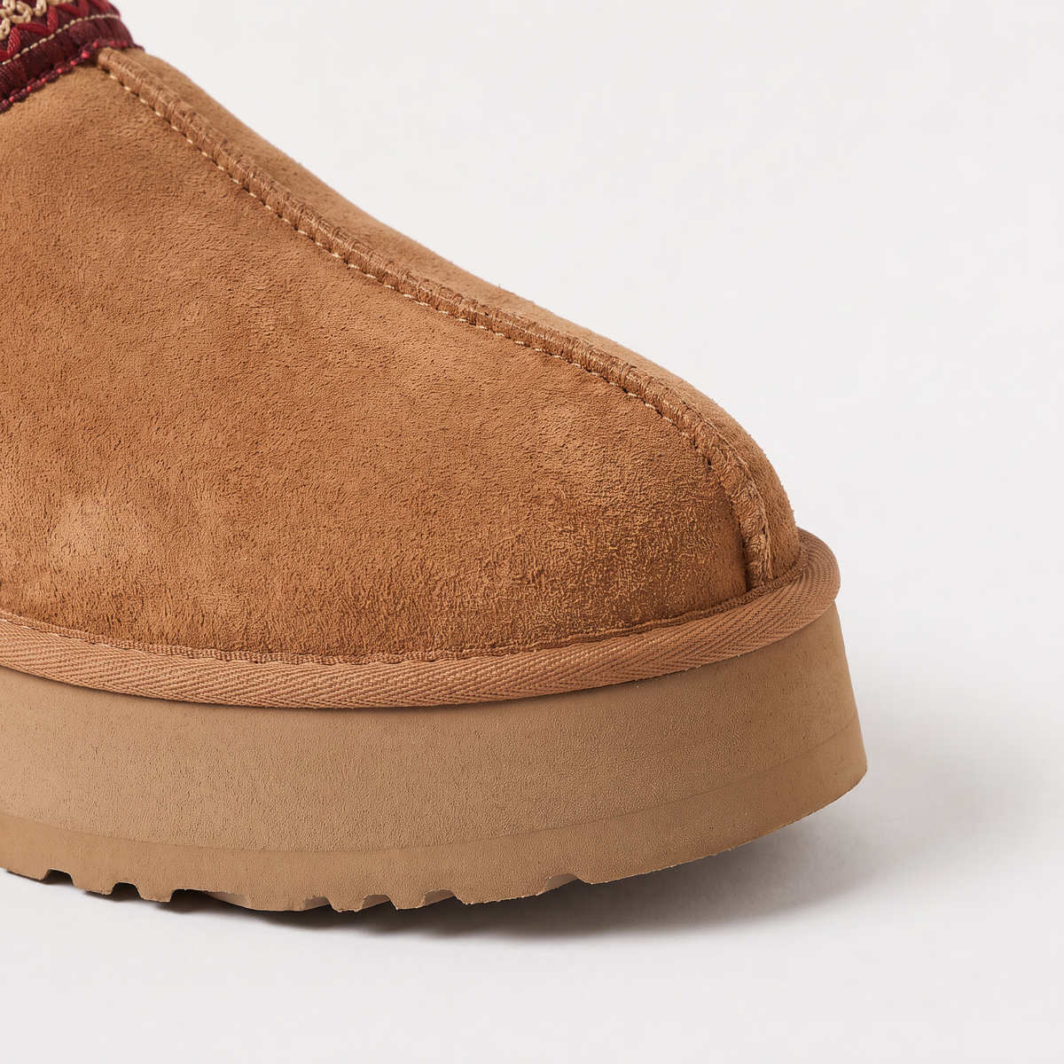 Women's Borg-Lined Platform Mule Slippers