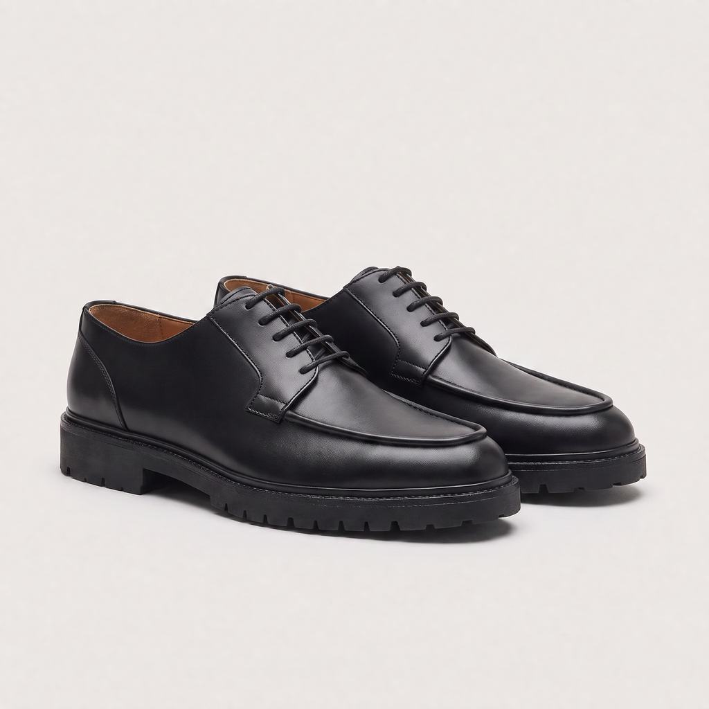 Men's Apron-Toe Derby Shoes