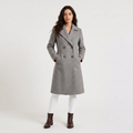 Women's Double-Breasted Long Coat