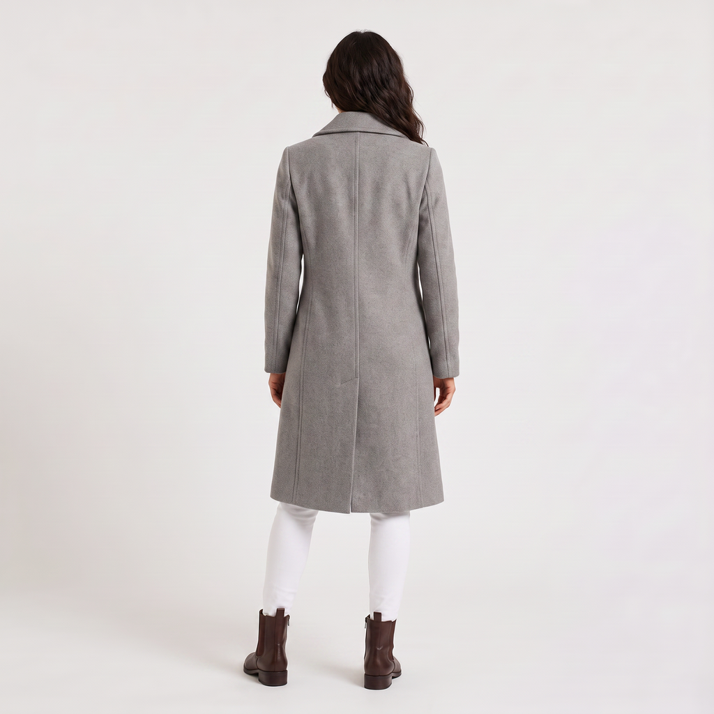 Women's Double-Breasted Long Coat