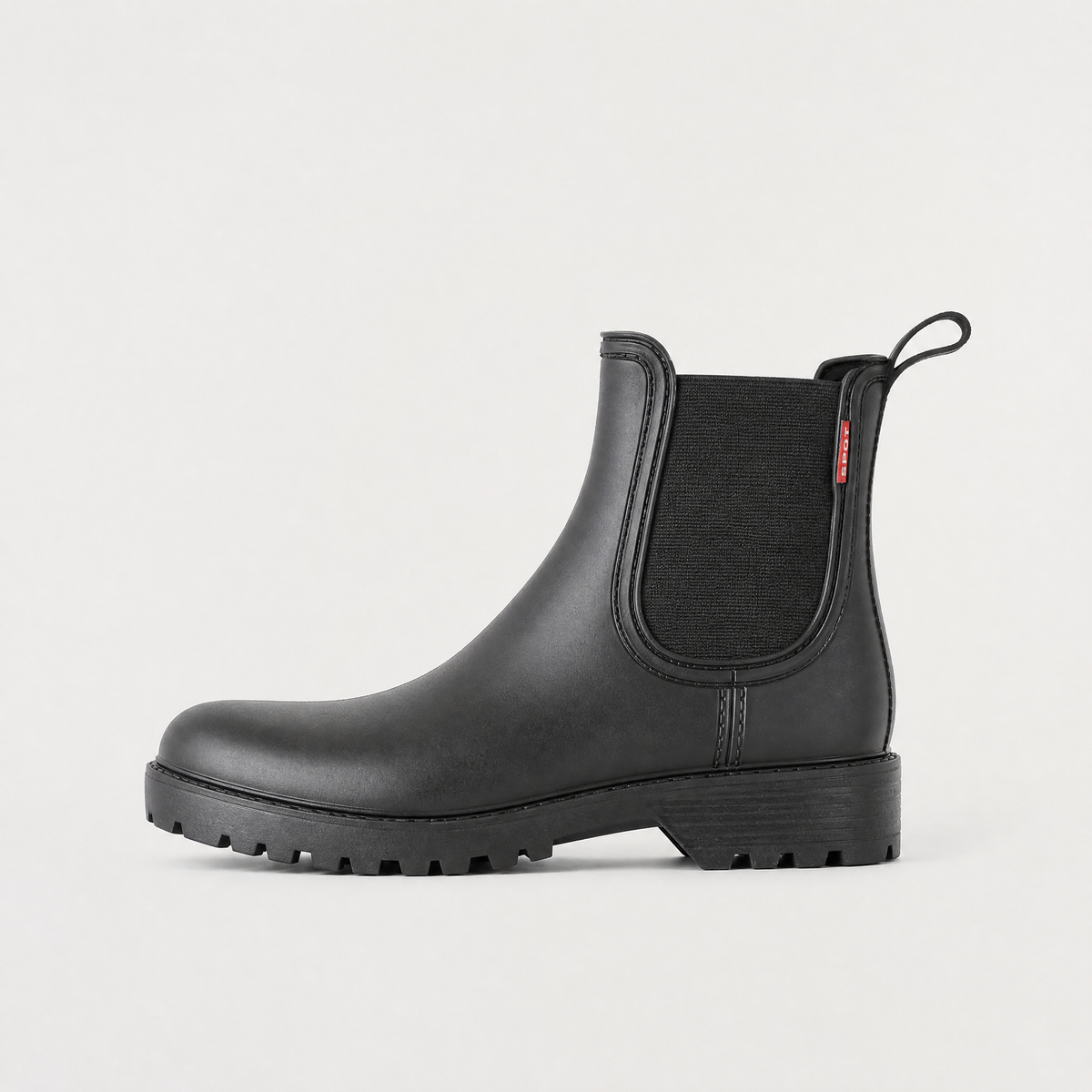 Women's Waterproof Chelsea Rain Boots - Lugged Sole