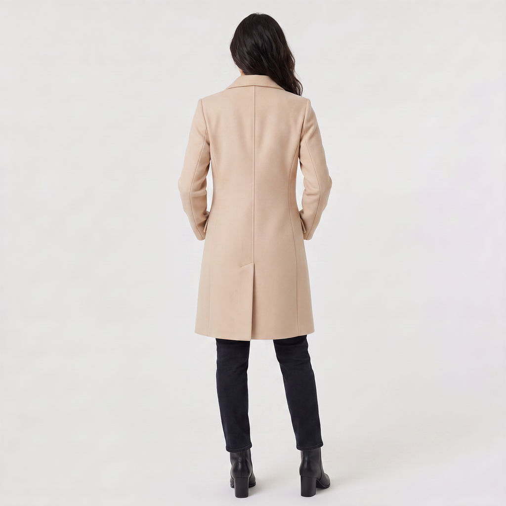 Women's Classic Long Single-Breasted Coat