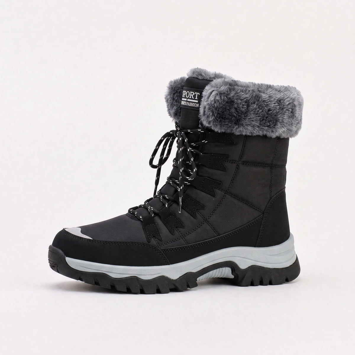 Women's Waterproof Lace-Up Winter Boots