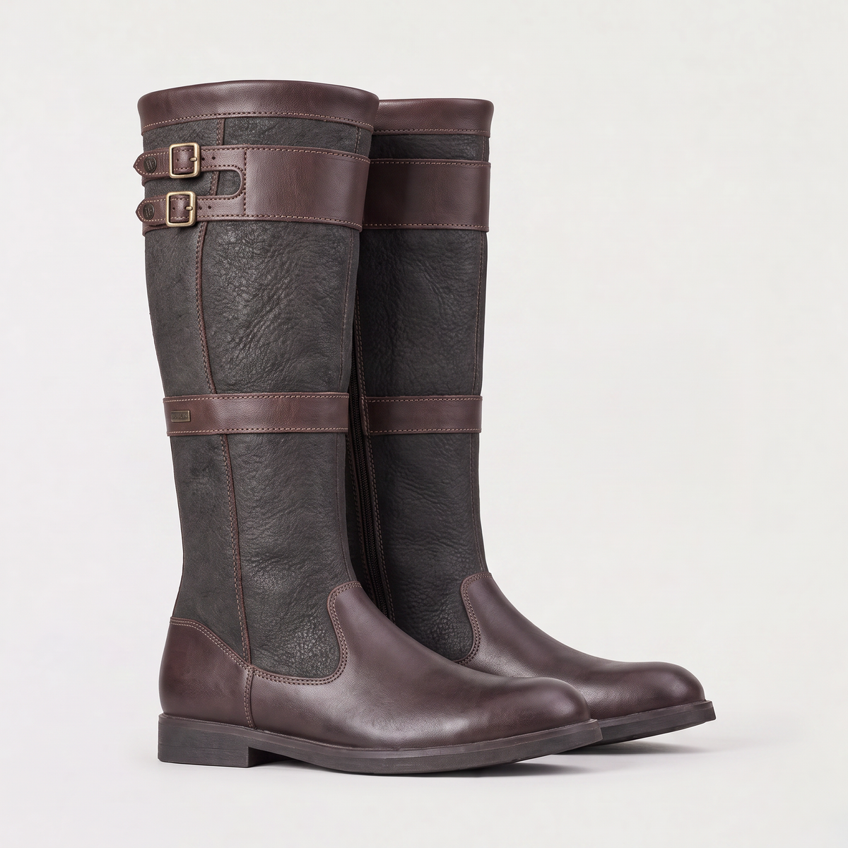 Women's Waterproof Knee-High Buckle Boots