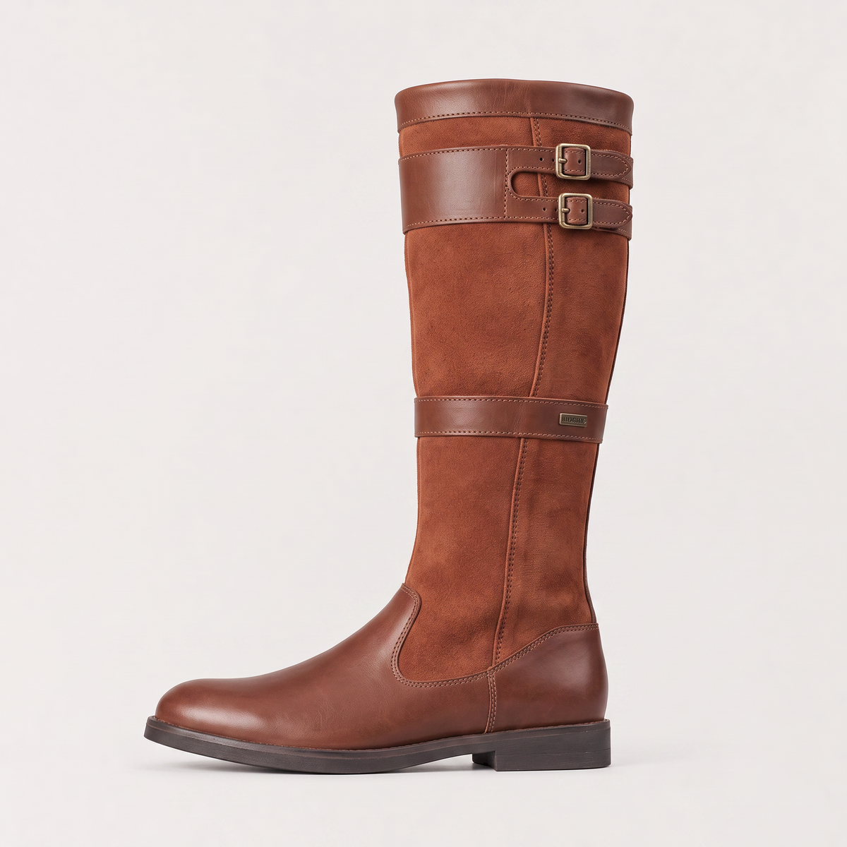Women's Waterproof Knee-High Buckle Boots