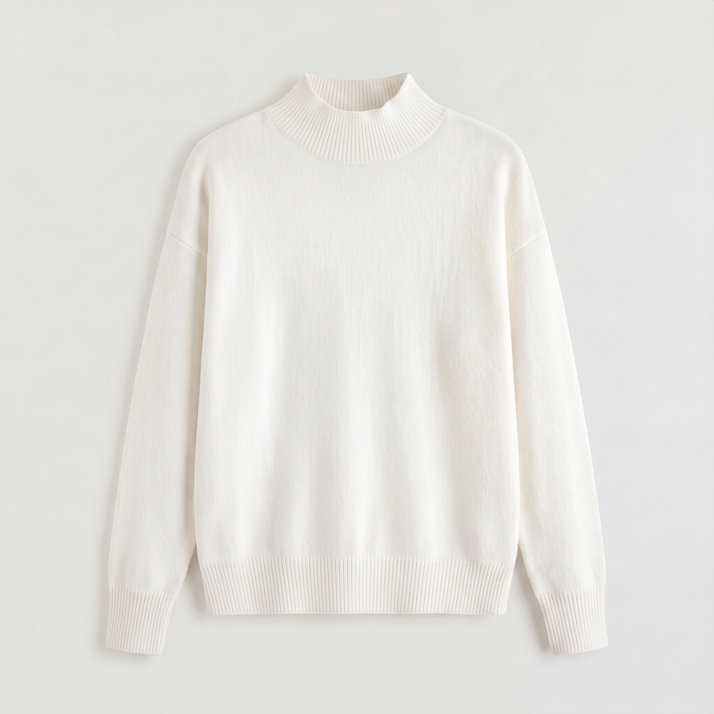 Women's Half-Neck Knitted Sweater