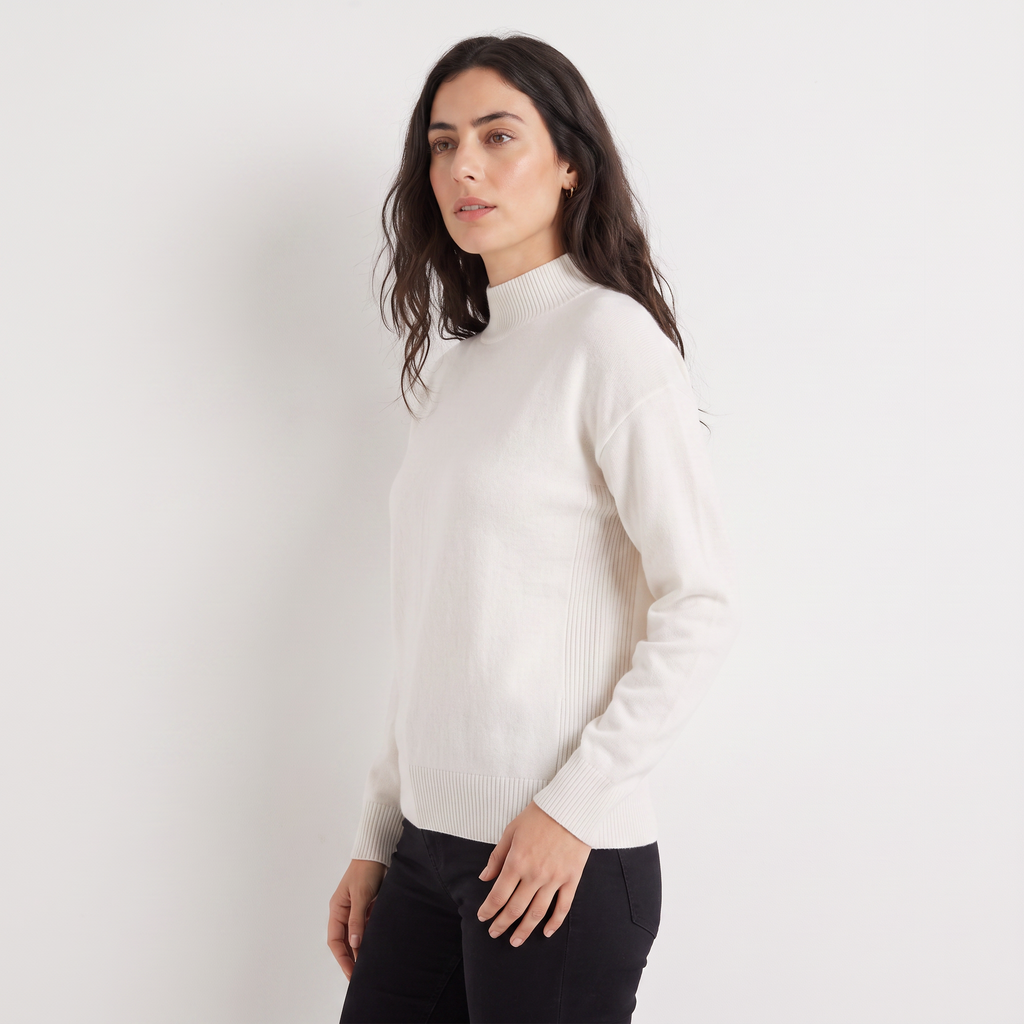 Women's Half-Neck Knitted Sweater