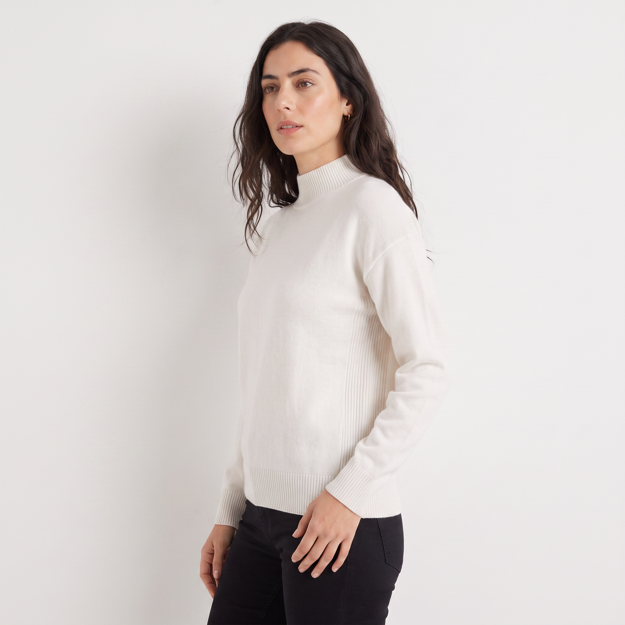 Women's Half-Neck Knitted Sweater