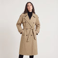 Women's Oversized Double-Breasted Trench Coat