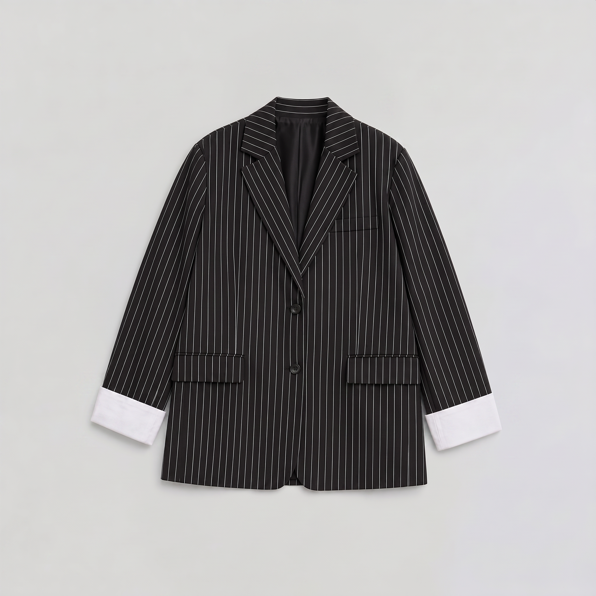 Women's Oversized Striped Blazer