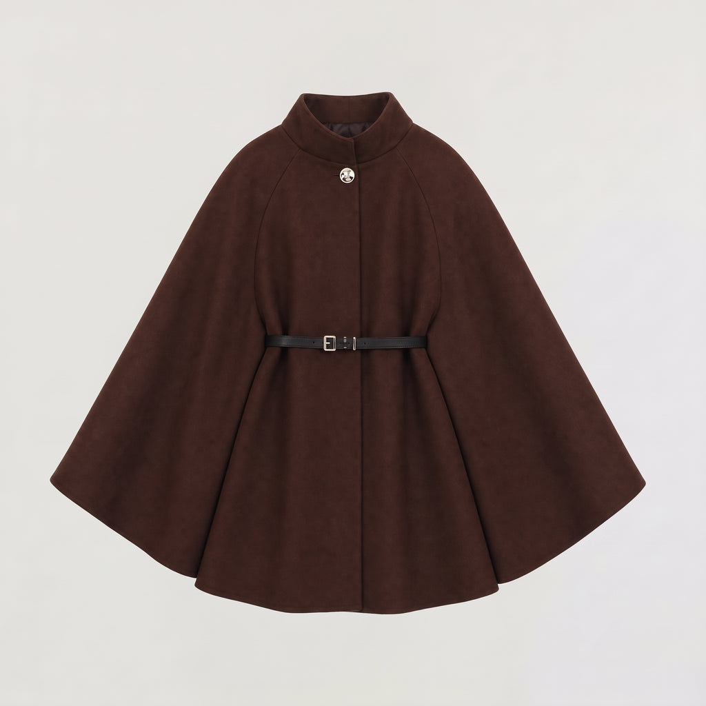 Women's Long Knit Poncho – Cape Coat