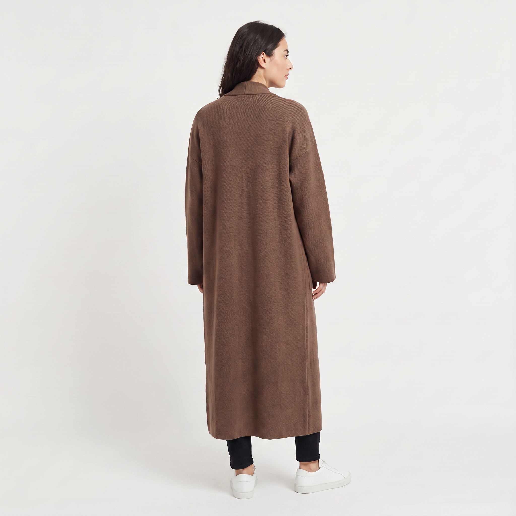 Women's Long Open-Front Cardigan