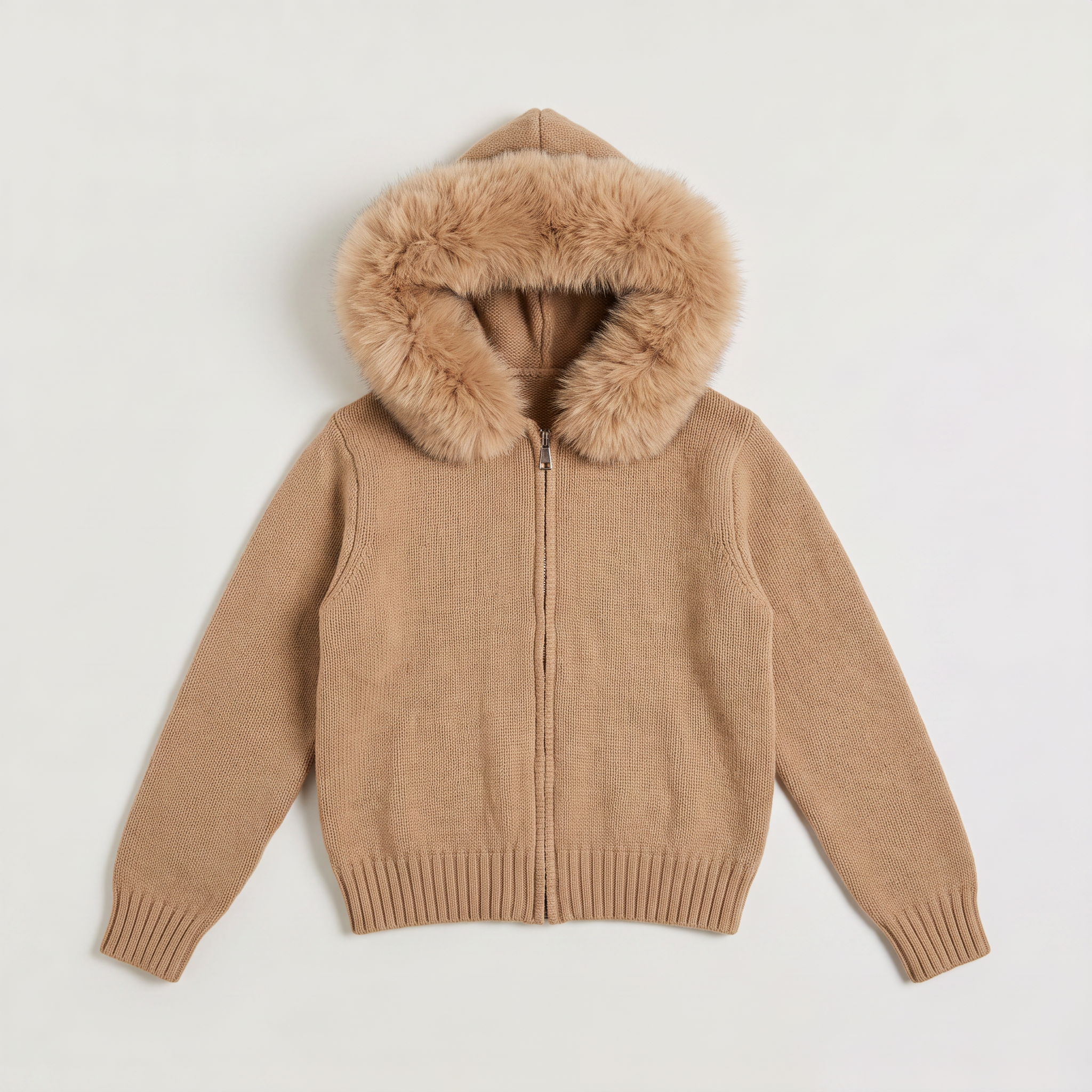 Women's Fur Collar Cardigan Jacket