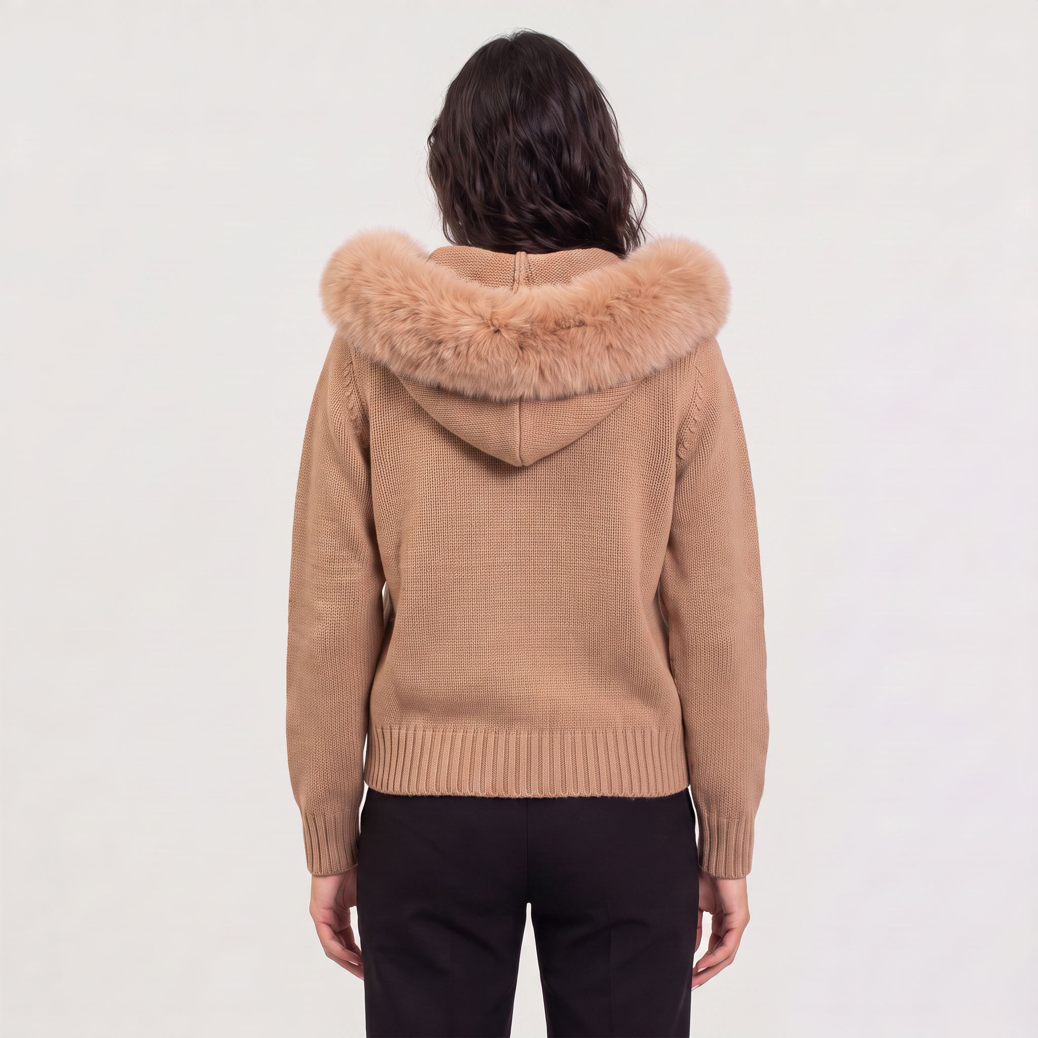 Women's Fur Collar Cardigan Jacket