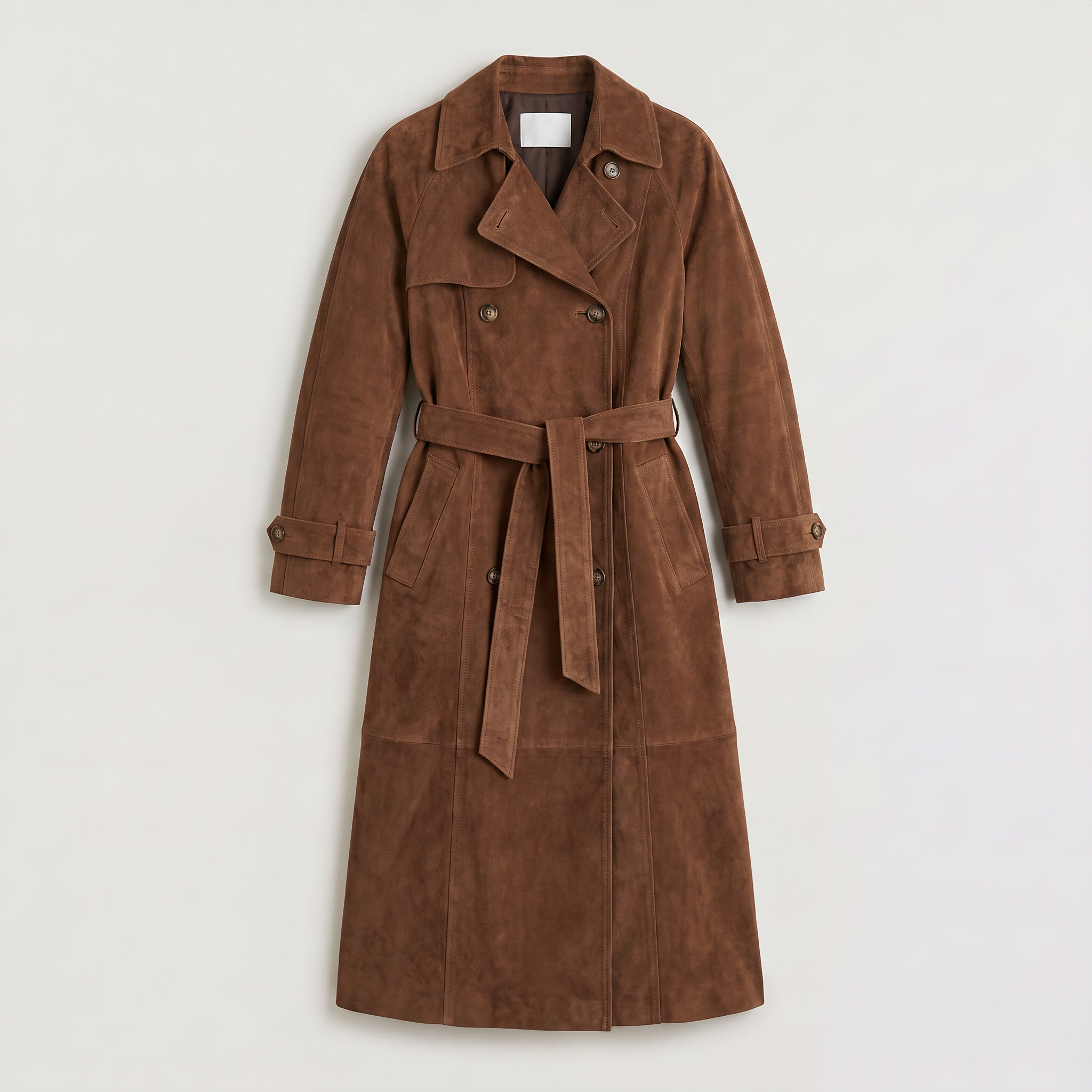 Women's Everyday Suede Trench Coat