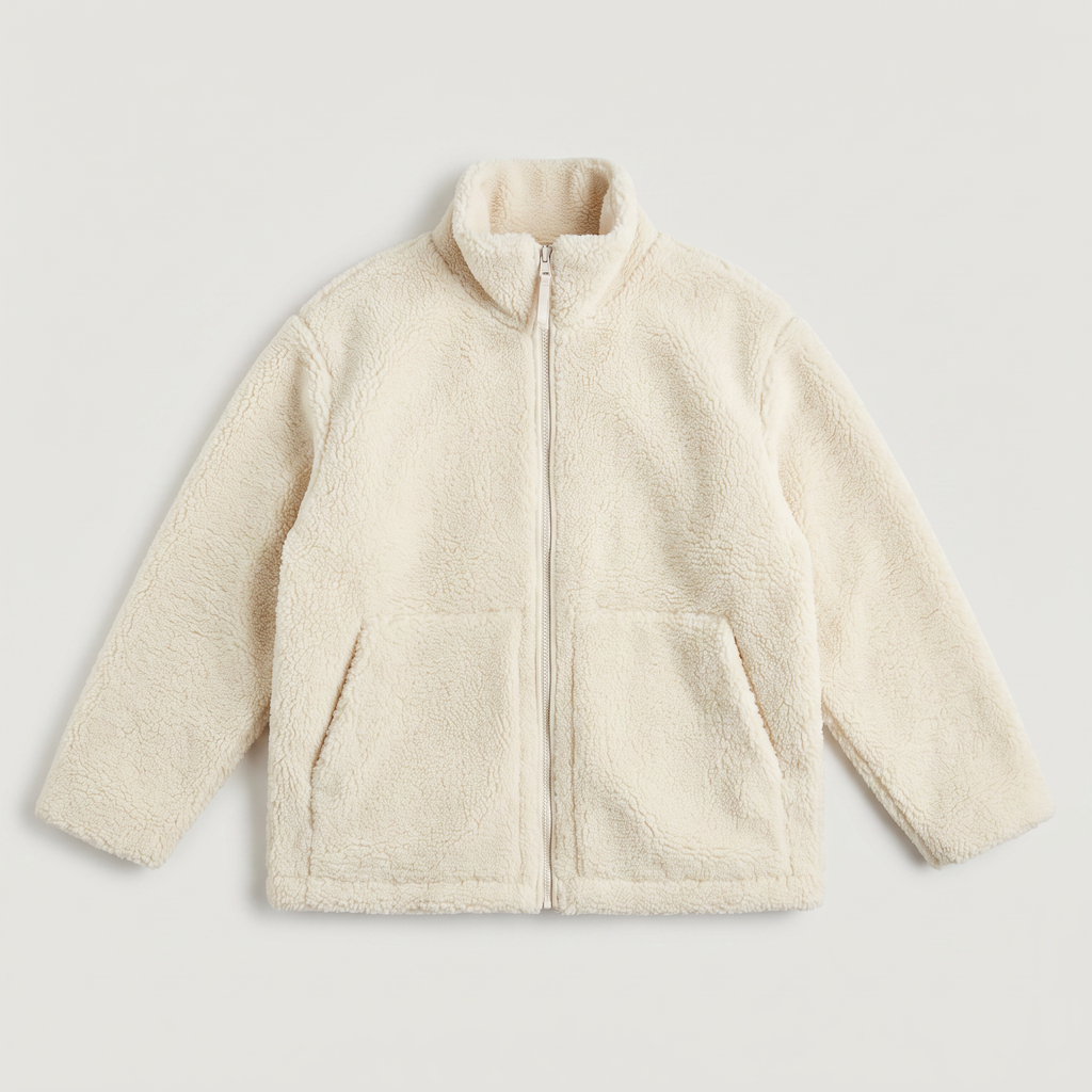 Women's Teddy Fleece Zip-Up Jacket