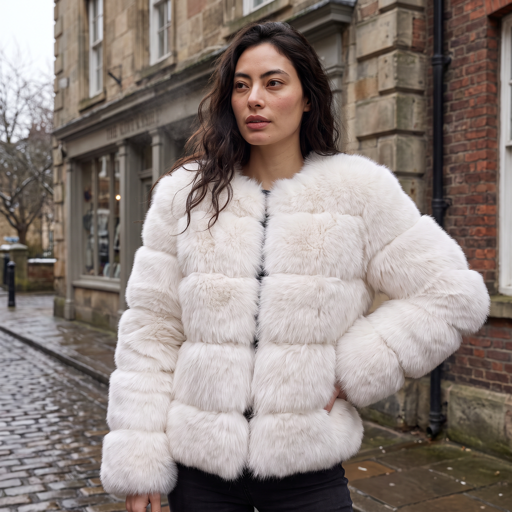 Women's Fluffy Faux Fur Jacket