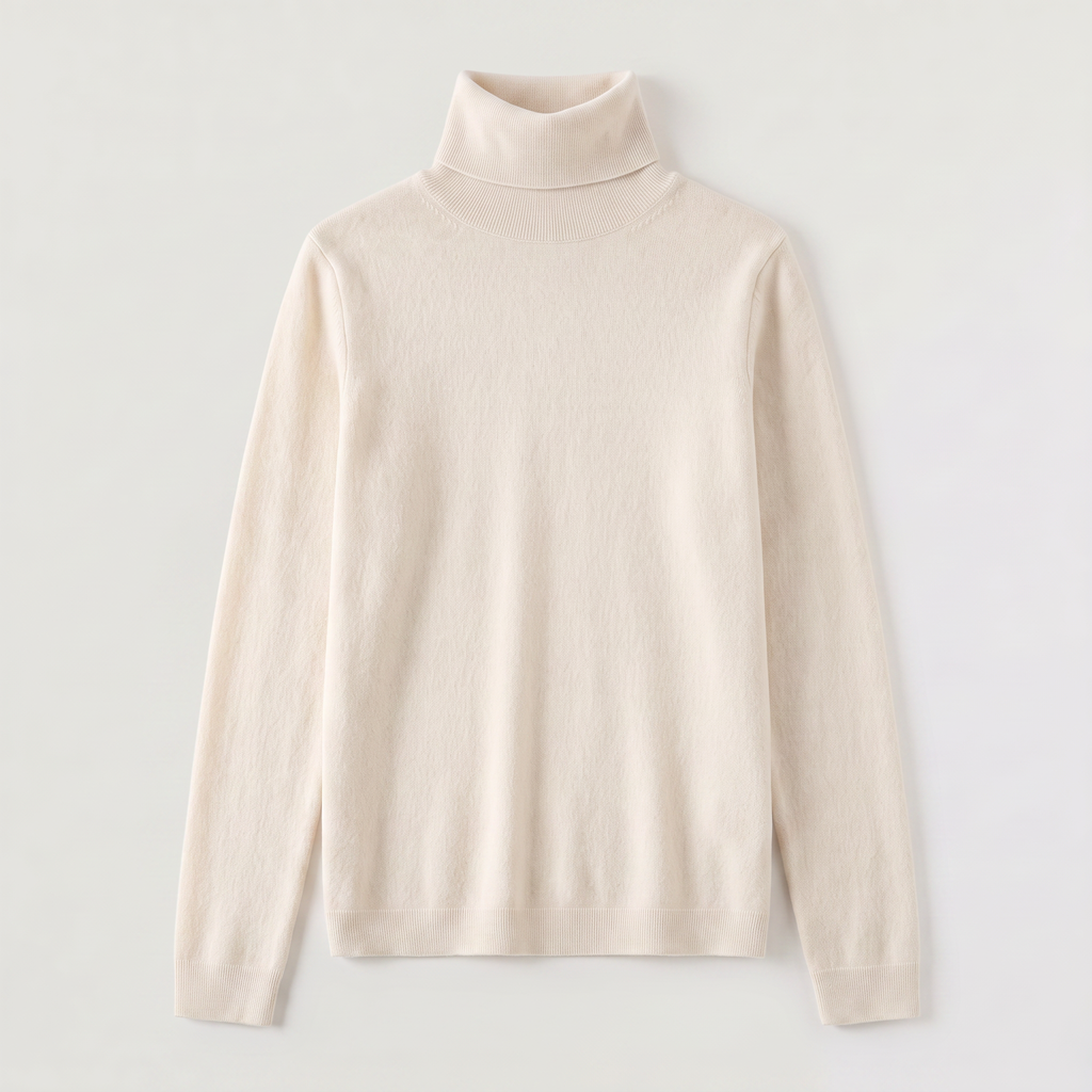 Women's Fine-Knit Turtleneck Jumper