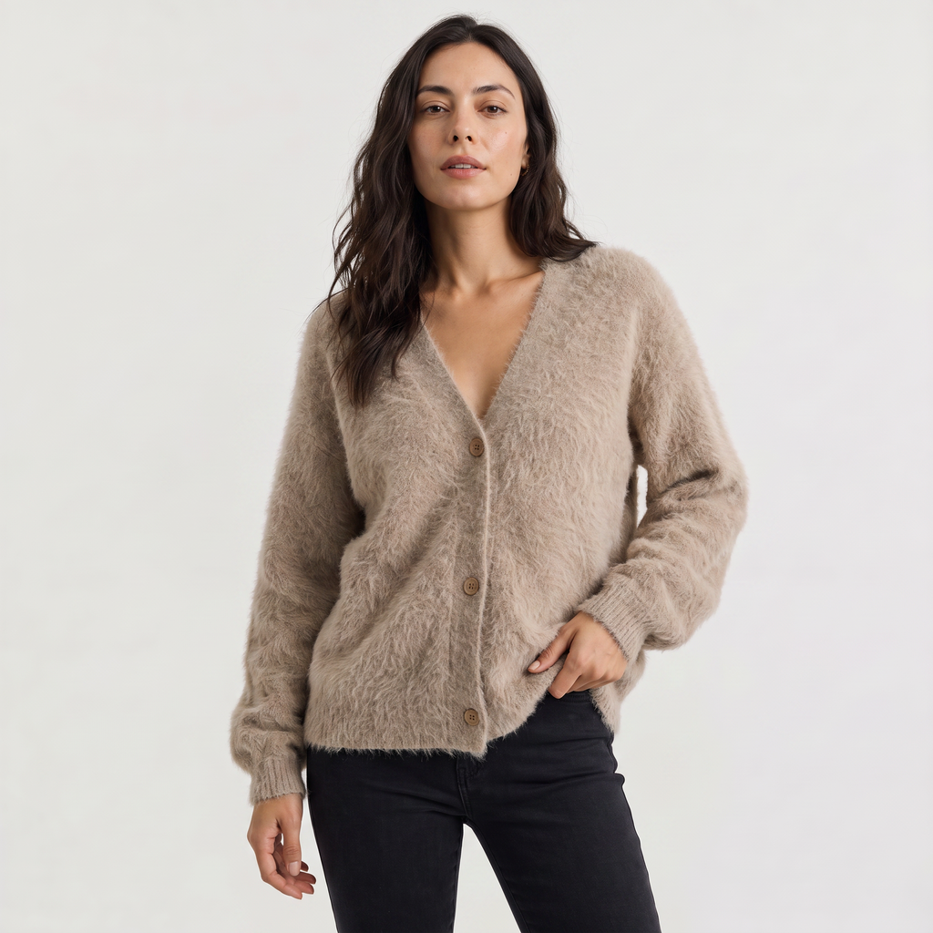 Women's Everyday Button-Front Knit Cardigan