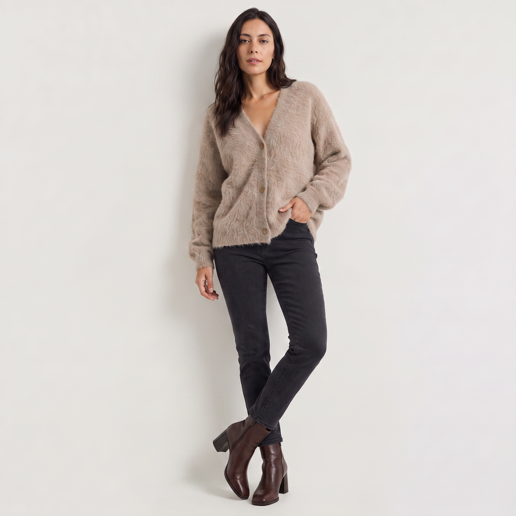 Women's Everyday Button-Front Knit Cardigan