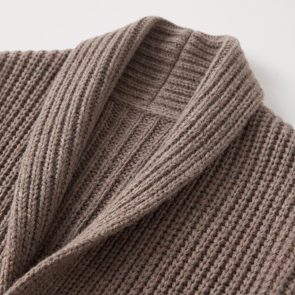 Women's Long Open-Front Chunky Knit Cardigan