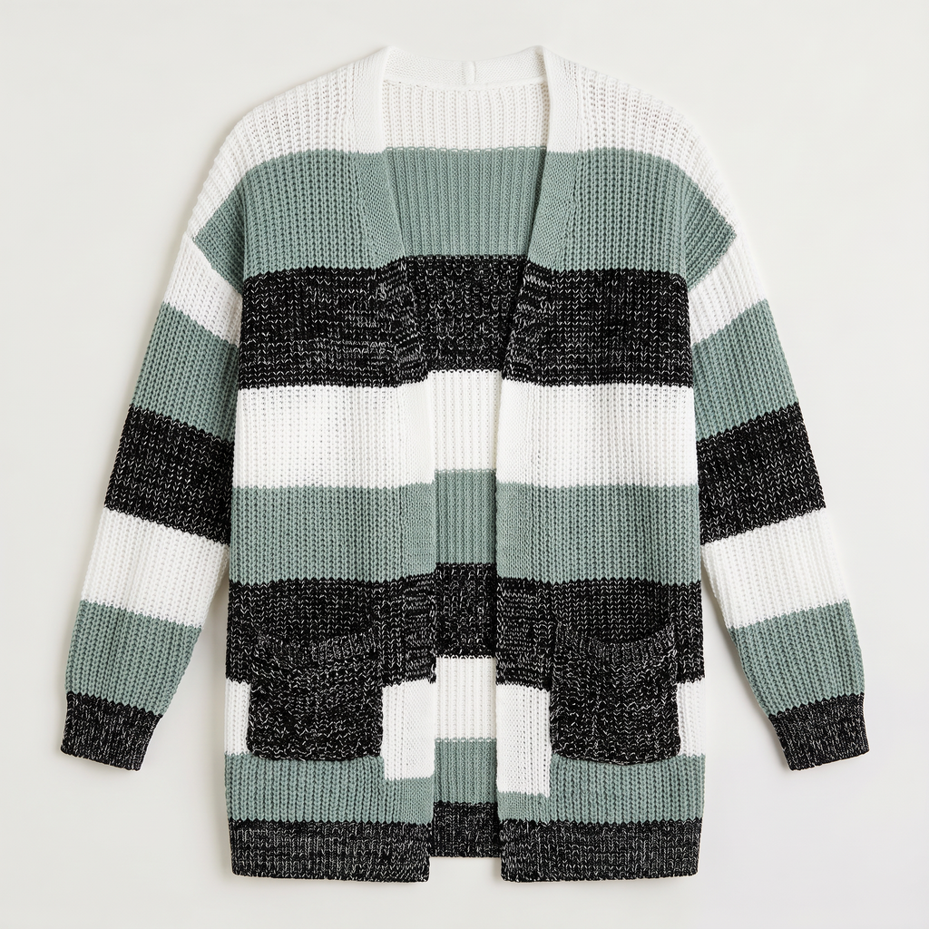Women's Lightweight Open-Front Knit Cardigan