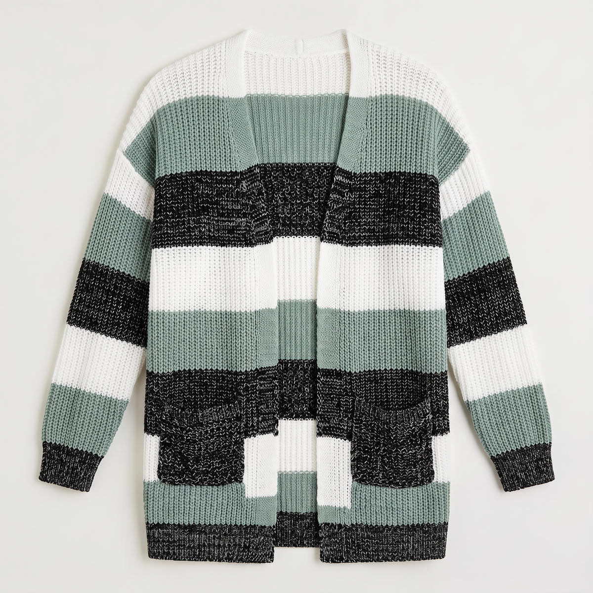 Women's Lightweight Open-Front Knit Cardigan
