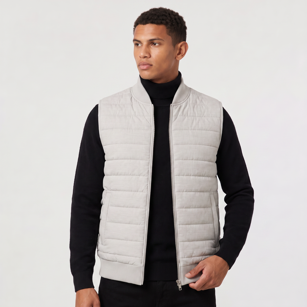 Men's Lightweight Quilted Bodywarmer – Full Zip Vest
