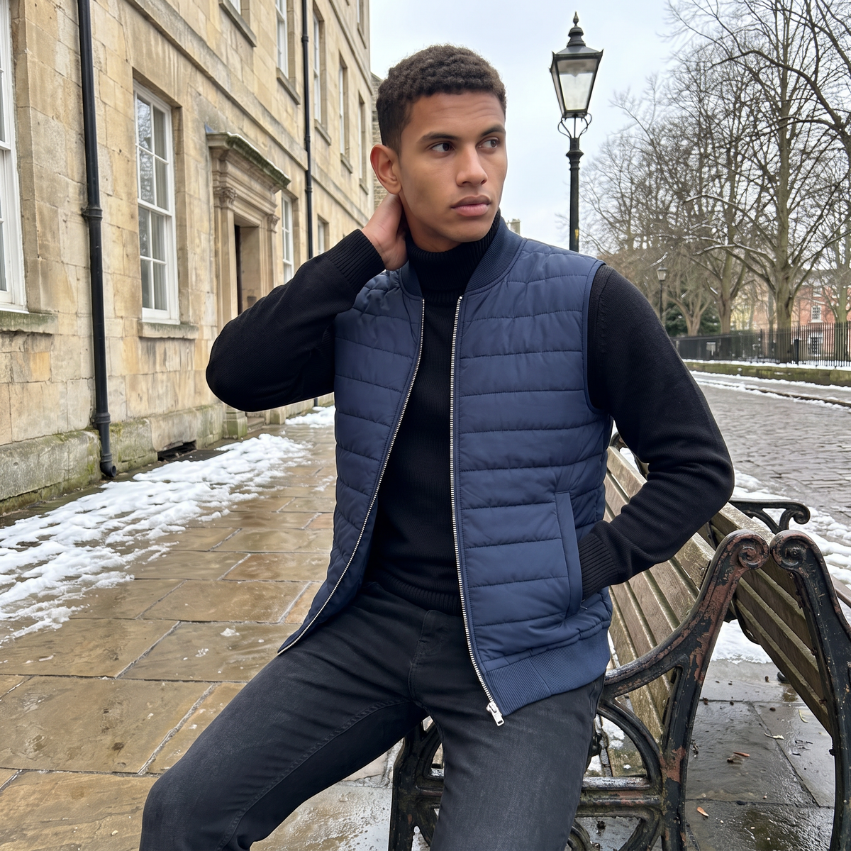 Men's Lightweight Quilted Bodywarmer – Full Zip Vest