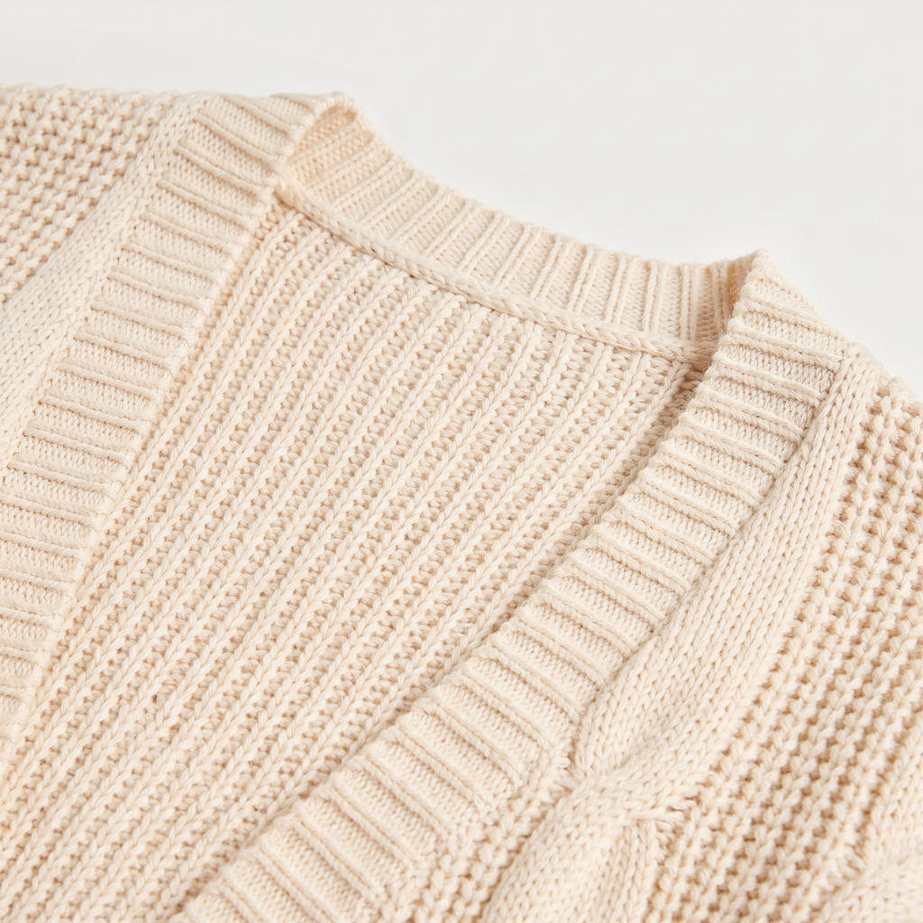 Women's Open Front Oversized Cable Knit Cardigan