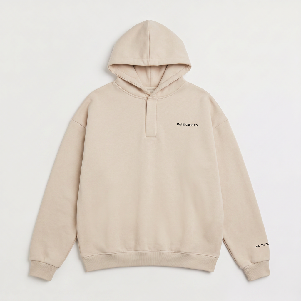 Women's Oversized V-Neck Jumper Hoodie