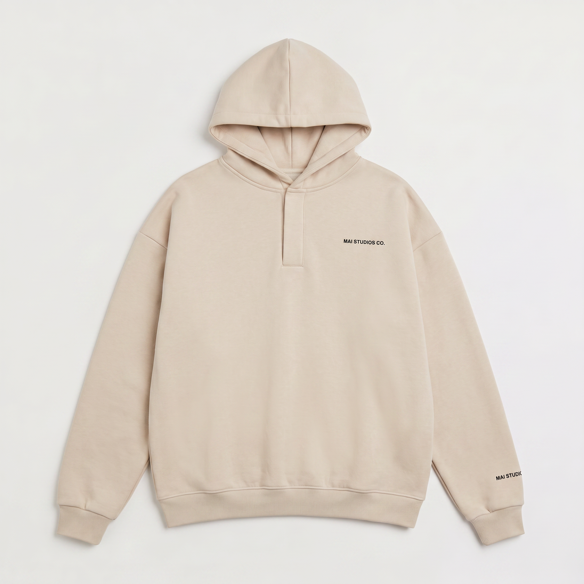 Women's Oversized V-Neck Jumper Hoodie