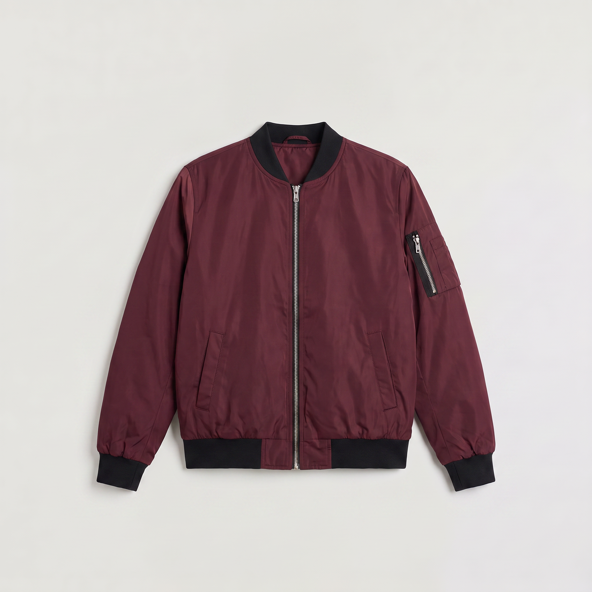 Women's Contrast Trim Bomber Jacket