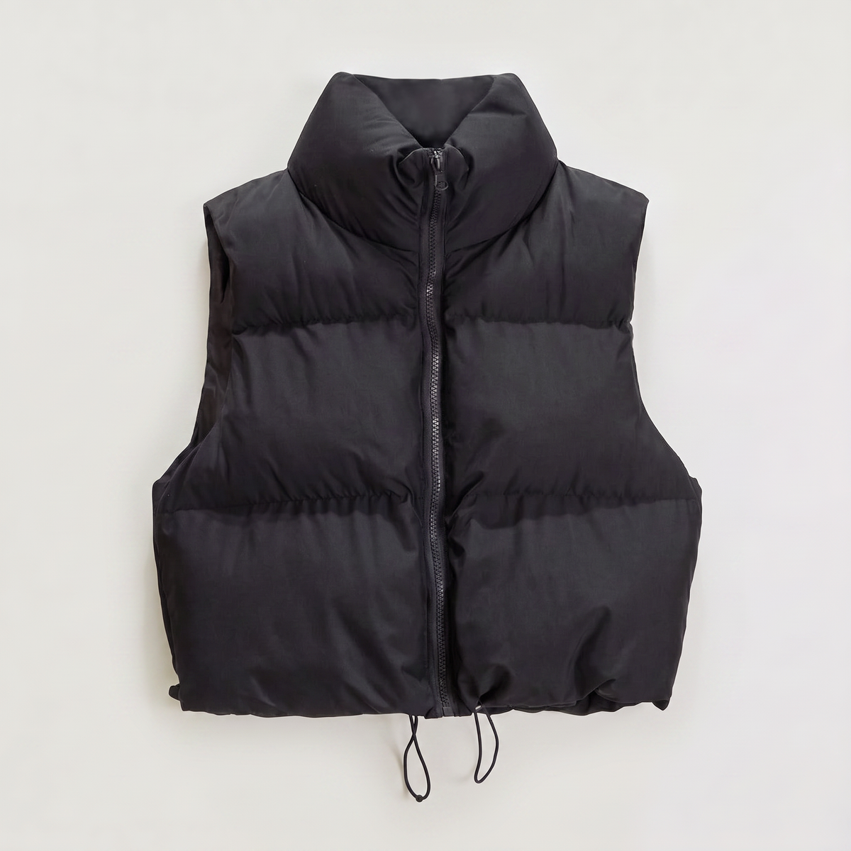Women's Cropped Quilted Puffer Gilet