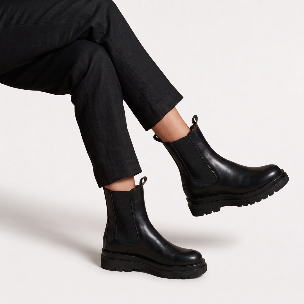 Women's Chunky Platform Chelsea Boots
