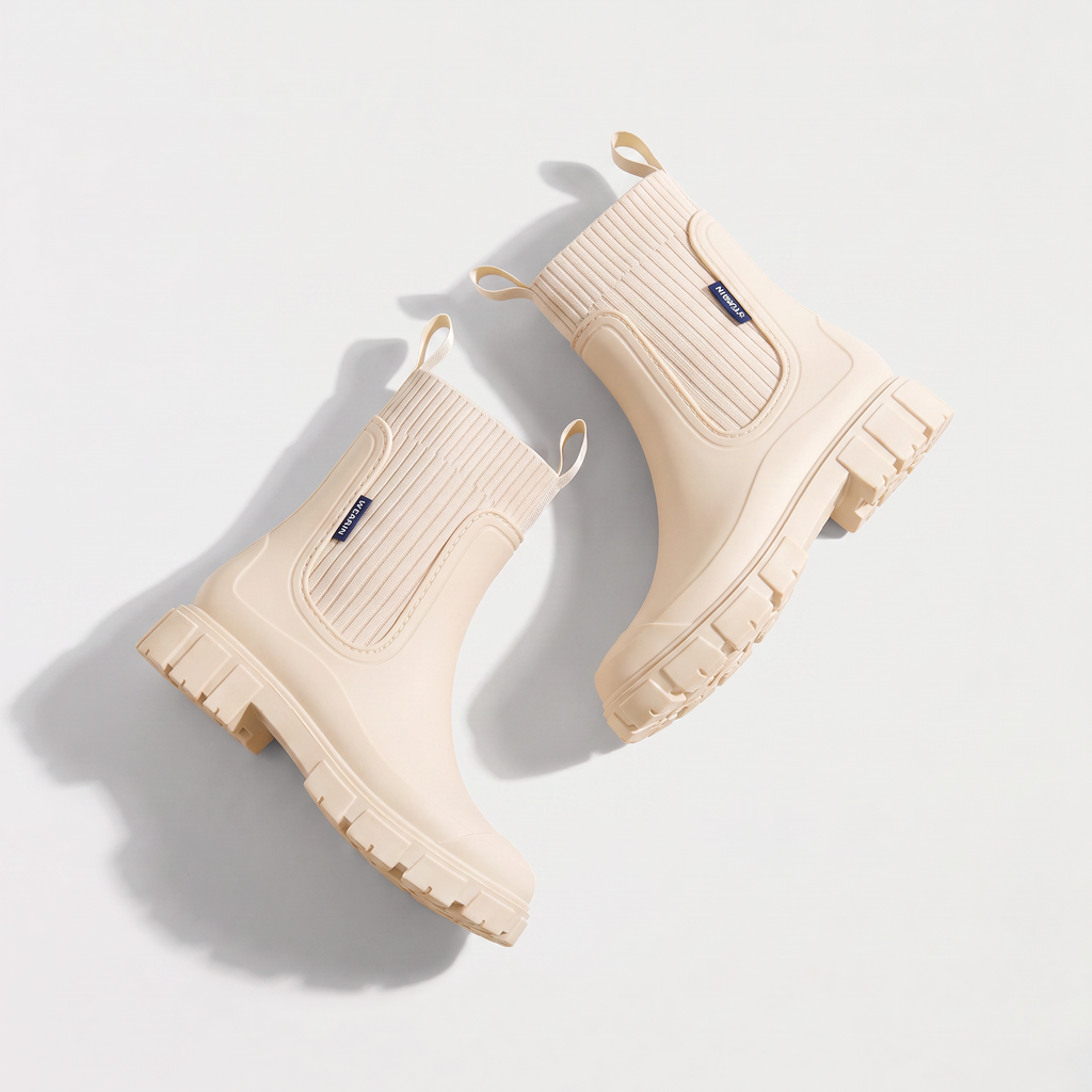 Women's Waterproof Chunky Chelsea Boots