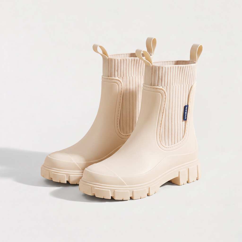 Women's Waterproof Chunky Chelsea Boots