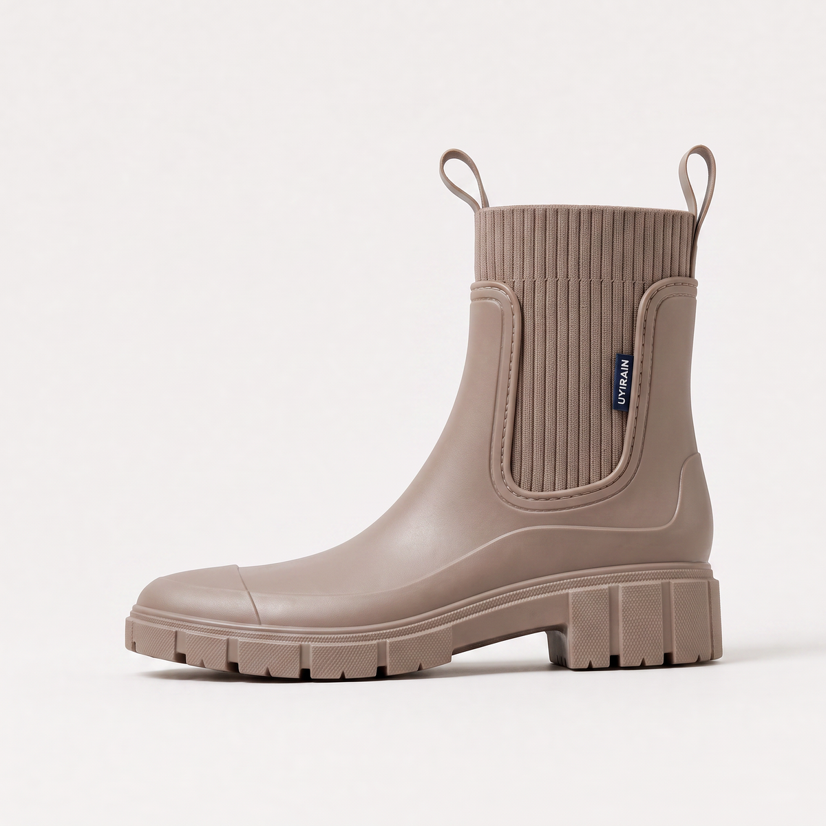 Women's Waterproof Chunky Chelsea Boots