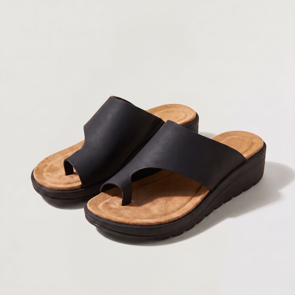Women's Toe-Loop Platform Sandals