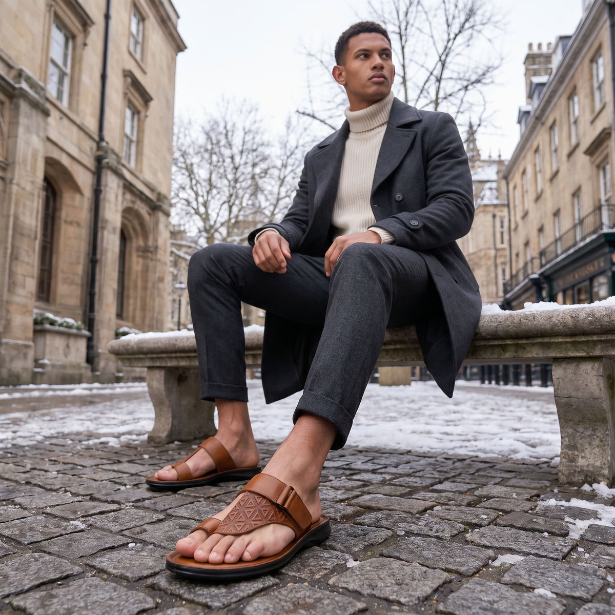 Men's Adjustable Toe-Loop Sandals