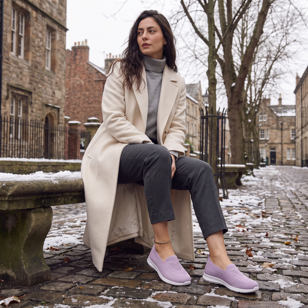 Women's Mesh Slip-On Trainers