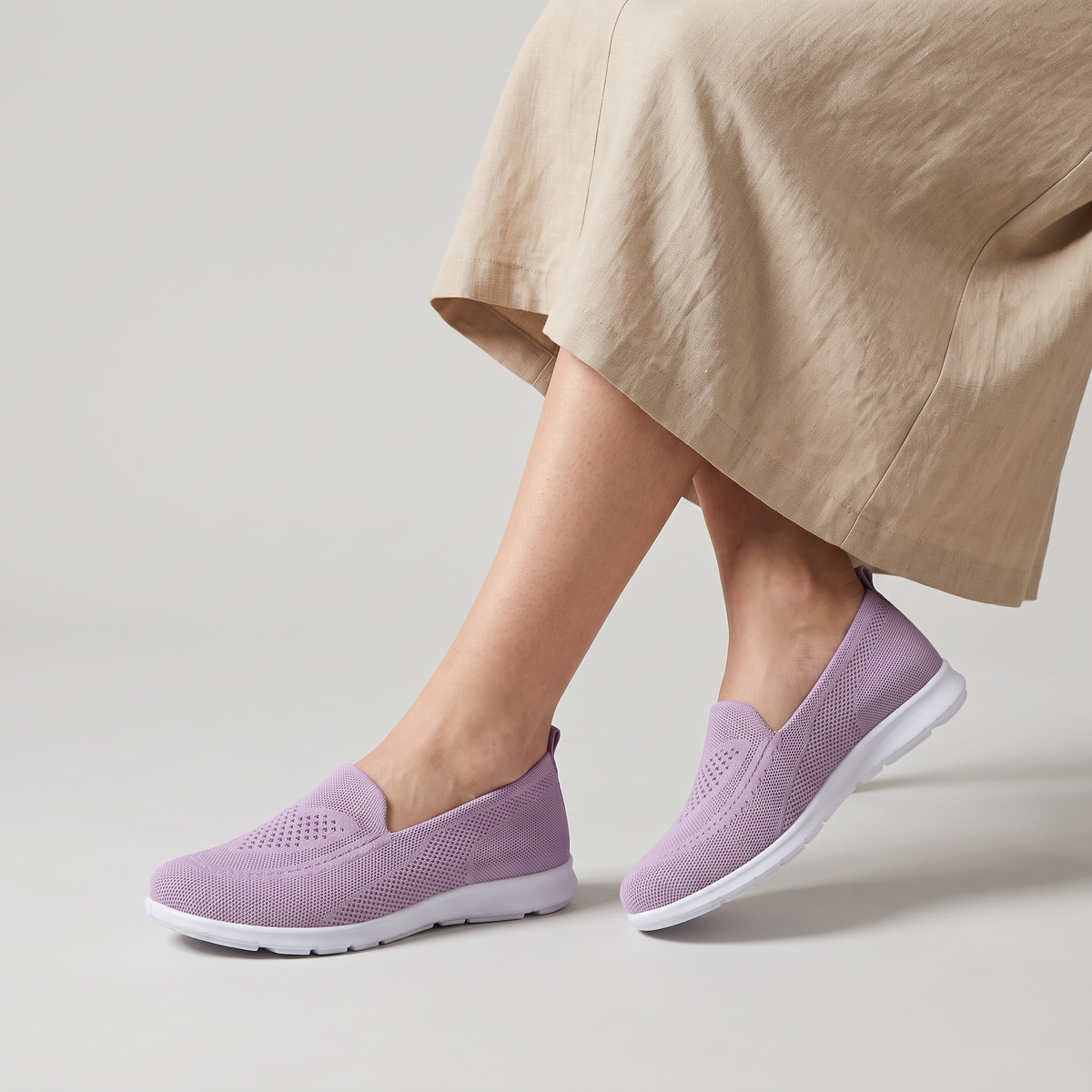 Women's Mesh Slip-On Trainers