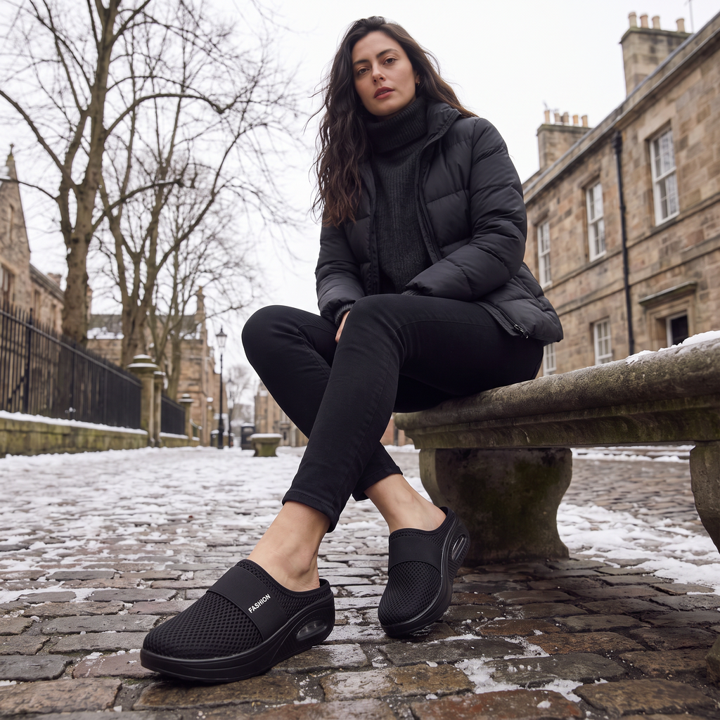 Women's Backless Slip-On Trainers