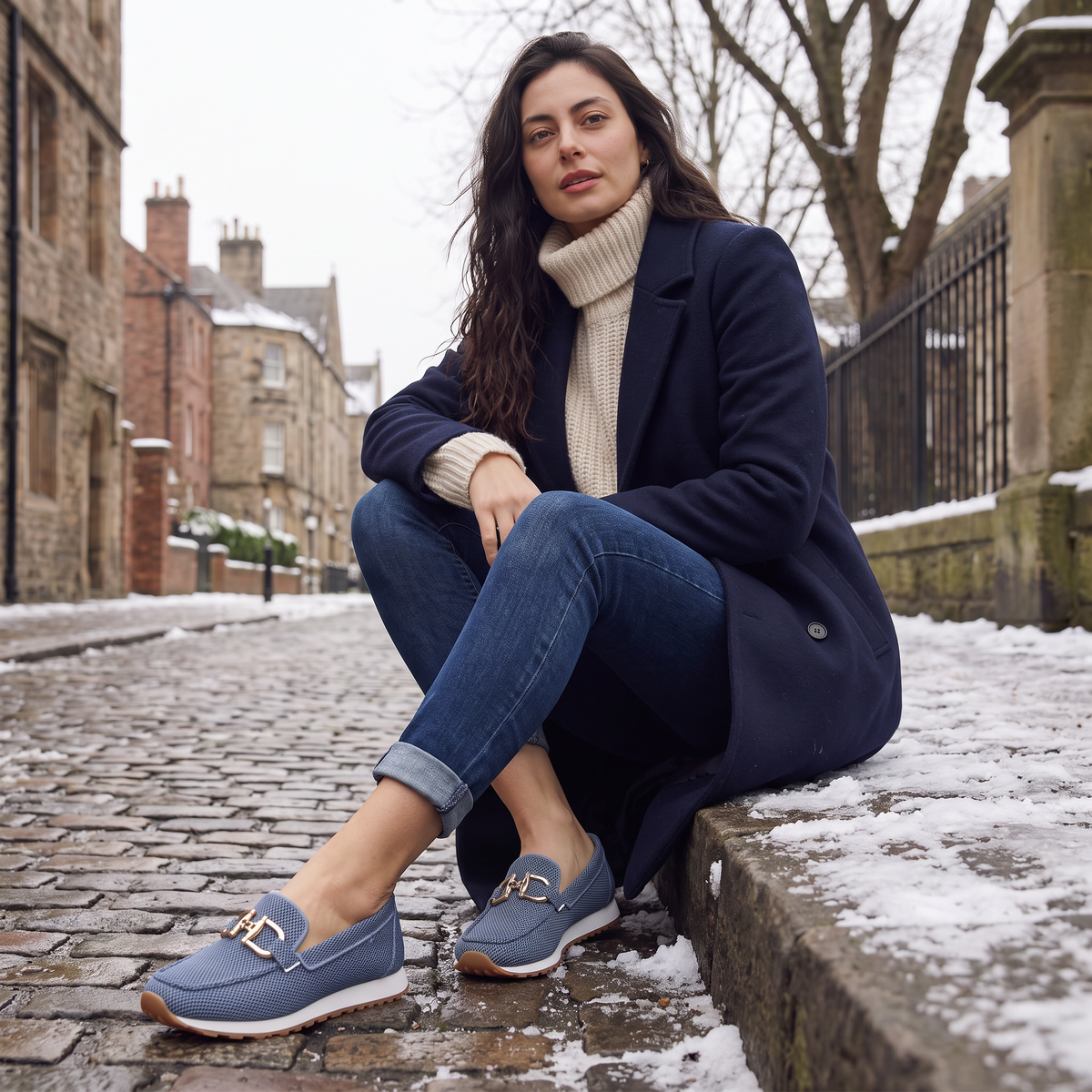 Women's Slip-On with Gum Sole Trainer Loafers