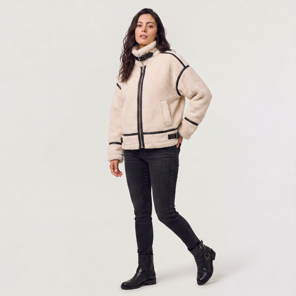 Women's Teddy Borg Zip-Up Jacket