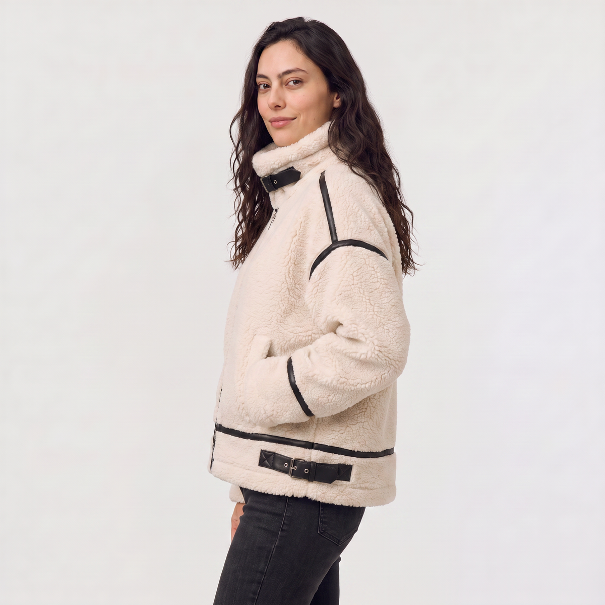 Women's Teddy Borg Zip-Up Jacket
