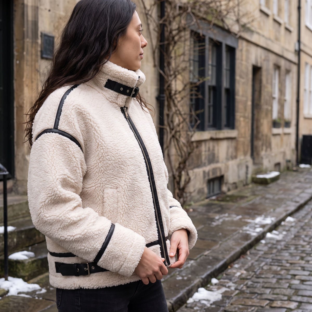 Women's Teddy Borg Zip-Up Jacket