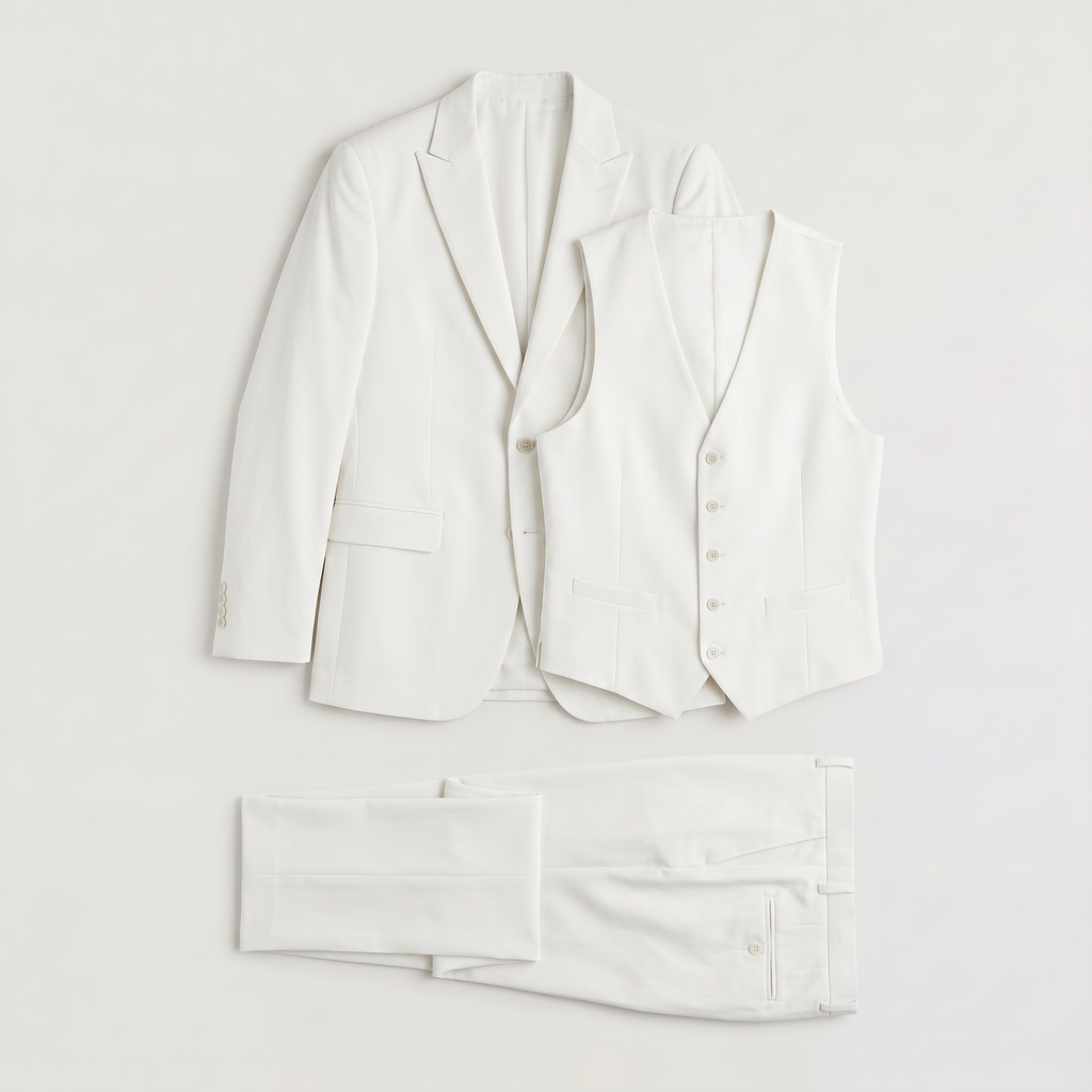 Men's Three-Piece Slim-Fit Suit